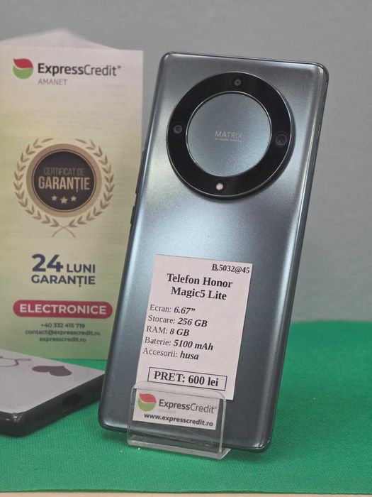 Honor Magic5 Lite [Ag45 B.5032] - Garantie 2 ani