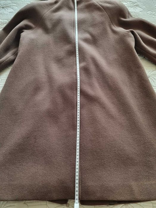 Палто кашмир и естествен косъм