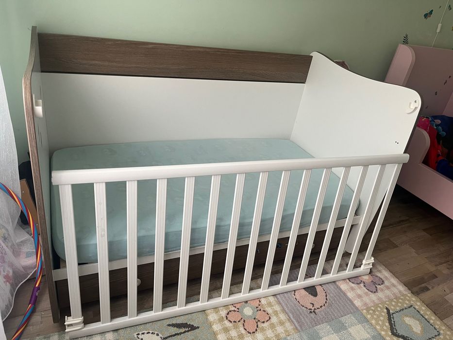 Детско Легло LORELLI Classic DREAM 70/140 БЯЛО/ КЕХЛИБАР