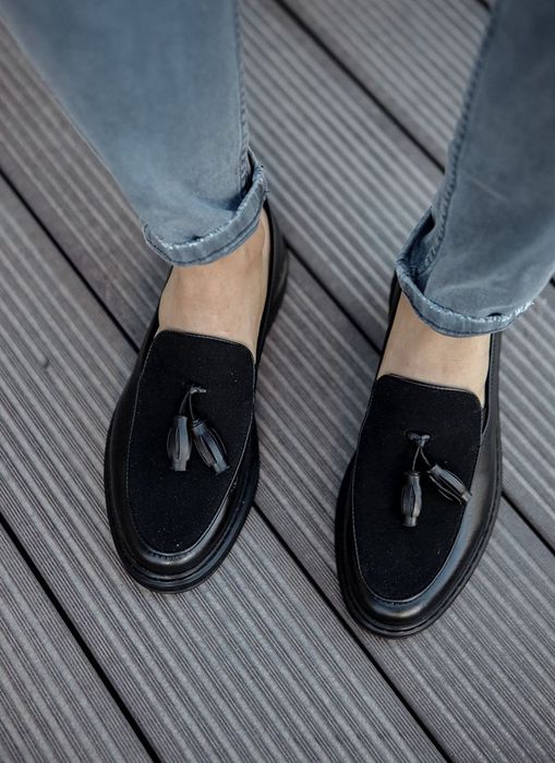 Мъжки черни ежедневни обувки /Размер 40/