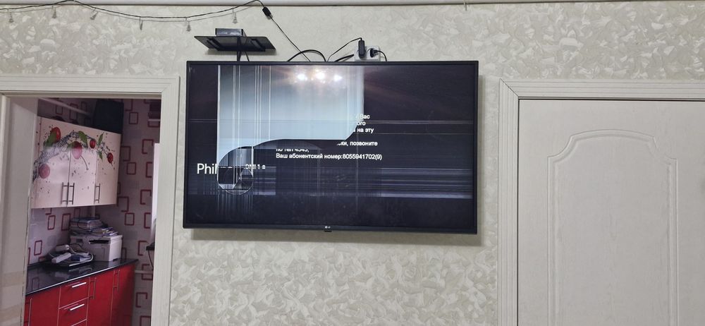 Телевизор LG  қоданылған