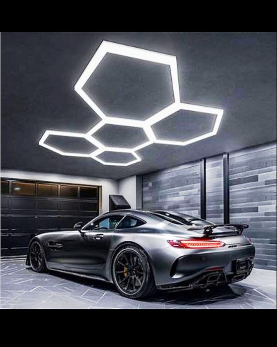 Lumini Led Modulare Hexagon Honeycomb 192W Lumina 6500K  243 x 166cm