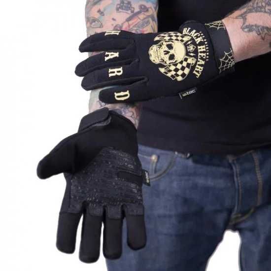 Текстилни Мото ръкавици W-TEC Piston Skull супер изработка