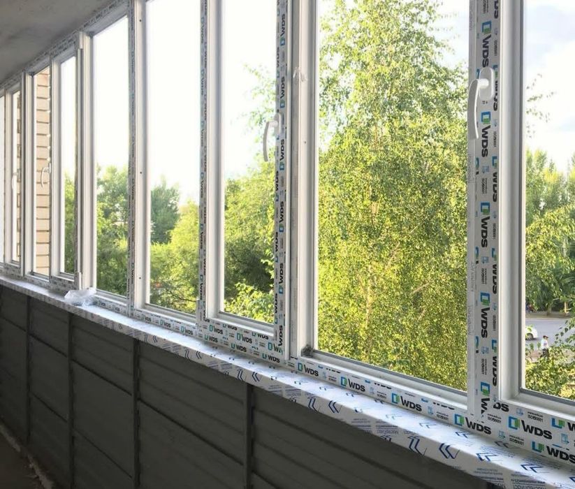 Окна Алматы, металлопластиковые