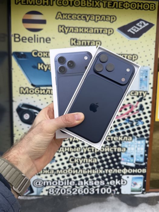 Apple 17 про мах 256 (е сим ) 0 циклов заряда