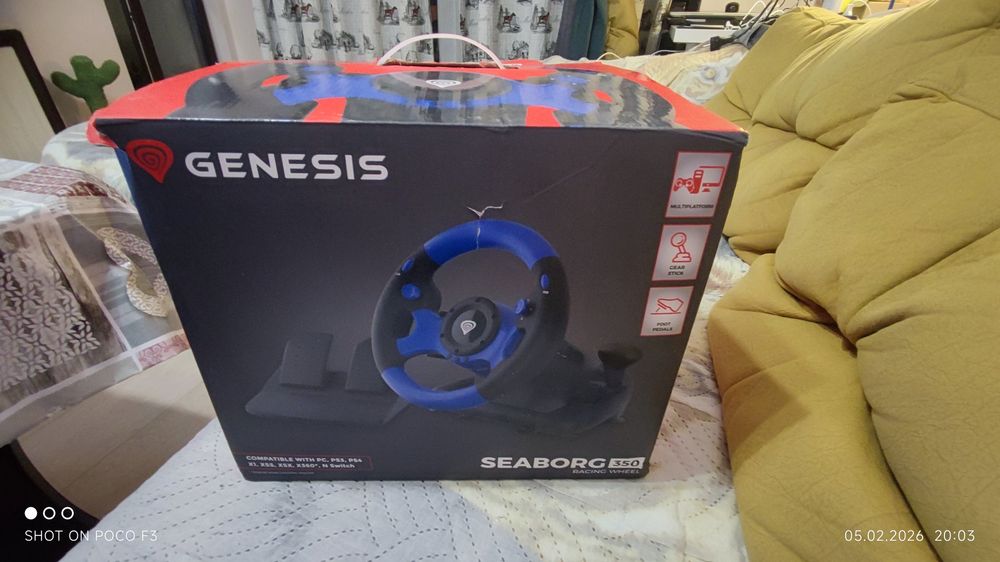 Волан ,педали и скоростен лост  Seabord Genesis 350