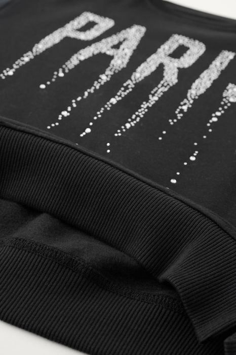 Суитшърт с камъчета ZARA 156-164 см