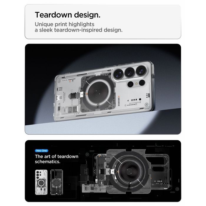 Прозрачен Кейс Spigen Ultra Hybrid Mag Neo One с MagSafe за Galaxy S26 Ultra