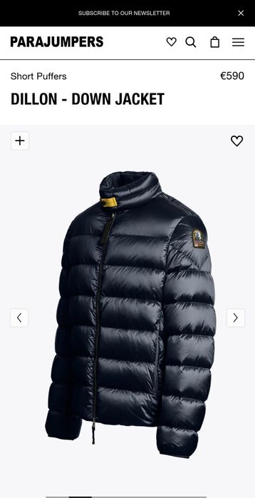 Мъжко 100% оригинално яке  Parajumpers DILLON - DOWN JACKET с пух