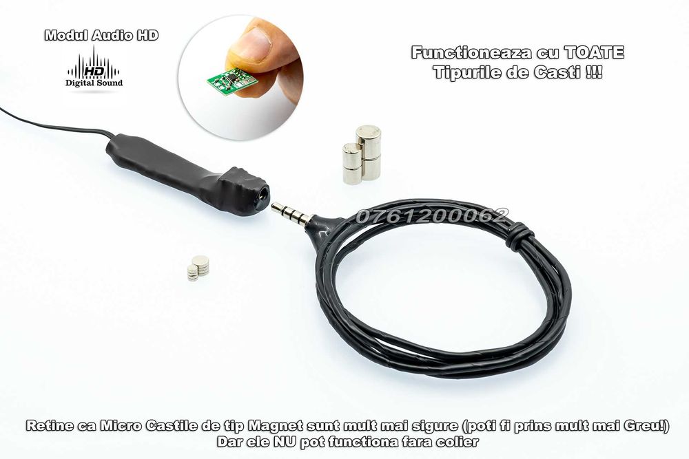 Camera in Nasture cu Casca de copiat - Casti pentru copiat NOI 2026