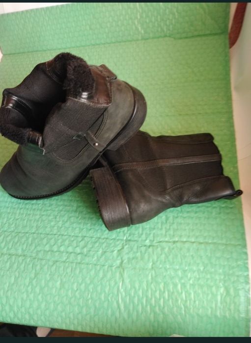 Cizme din piele naturala 100%, imblanite