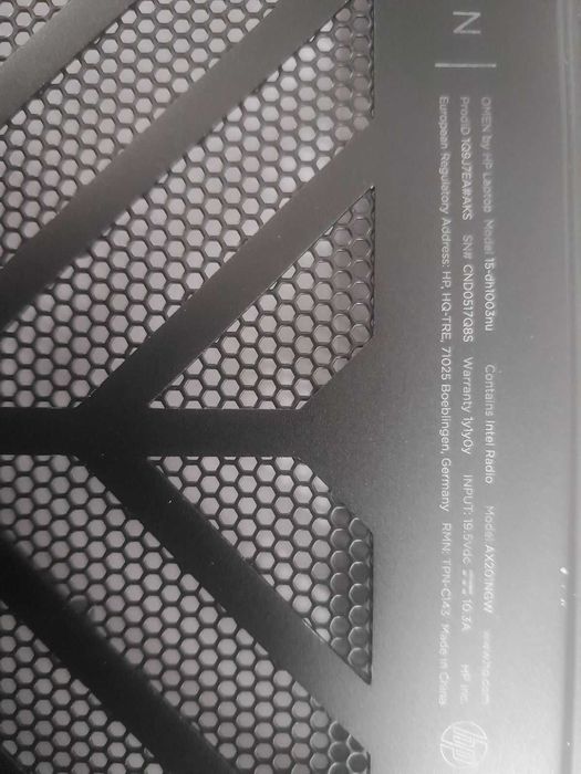 HP   OMEN Model 15-dh1003nu    на части