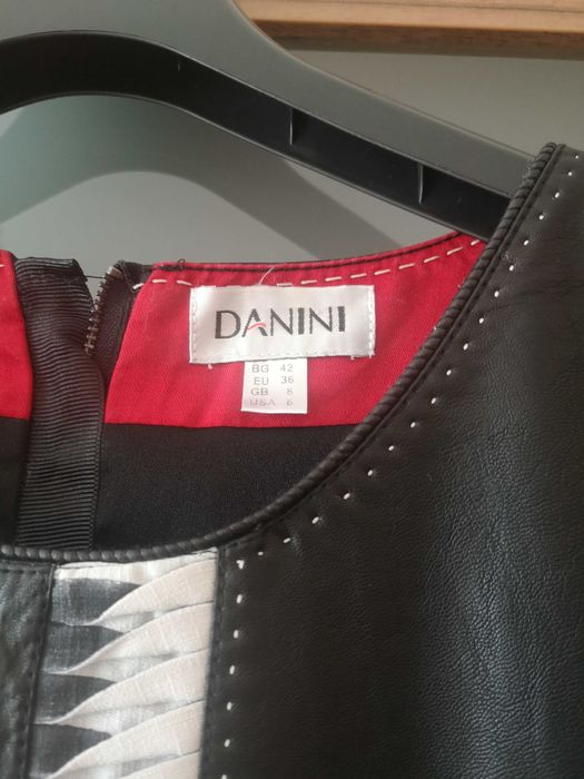 Дамска кожена рокля на Danini