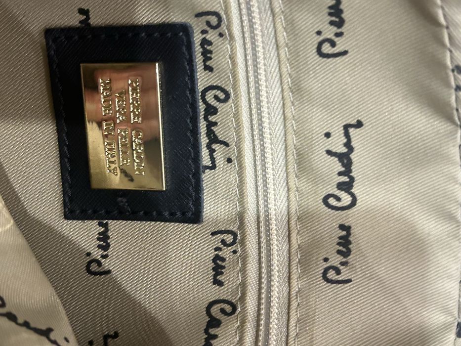 Мъжка кожена чанта Pierre Cardin!
