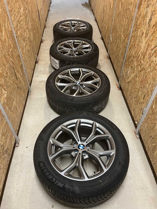 Roti Iarna 19 inch BMW X5 G05 X6 G06 Michelin 265/50 R19 Runflat
