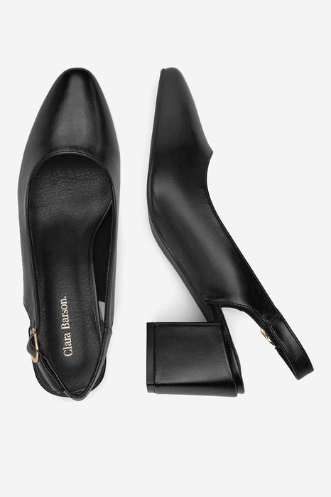Елегантни обувки Clara Barson, черен цвят - нови