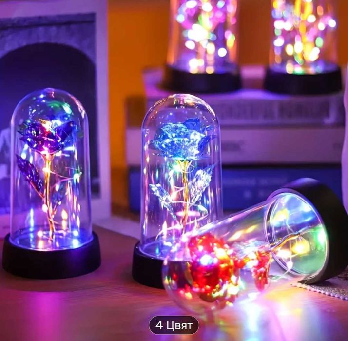 Valentine's Rose with LED light - Валентинова Роза с LED светлина