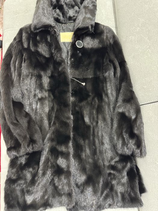 Шуба норковая с кулиской