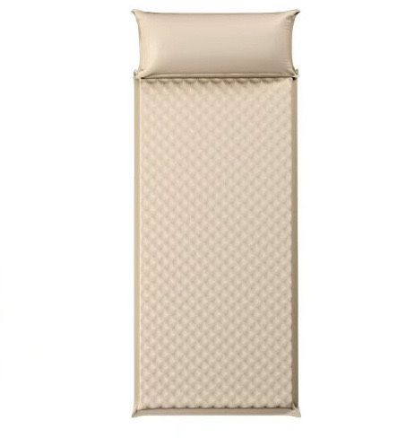 Надувной туристический коврик с подушкой  одноместный 5 см