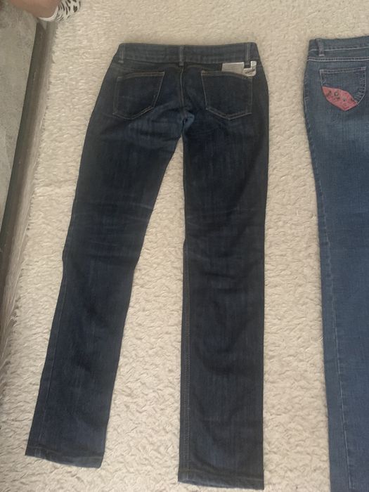 Джинсы клеши-скини