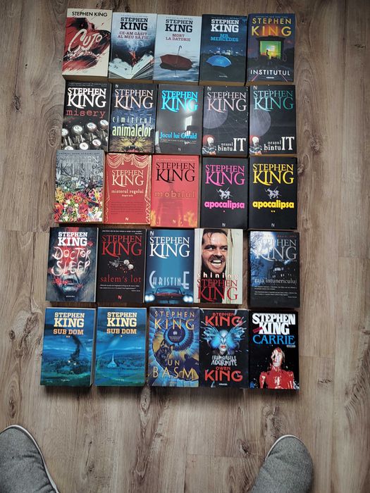 Stephen King – set  25 romane (28 vol)
