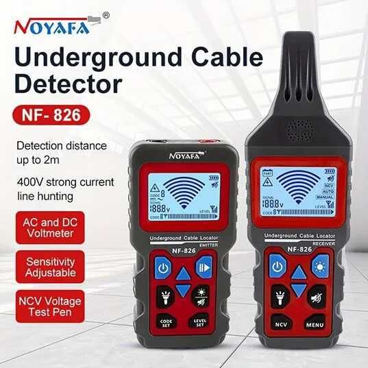 Трассоискатель кабеля NF-826 / Поиск скрытой проводки /  Wire Locator