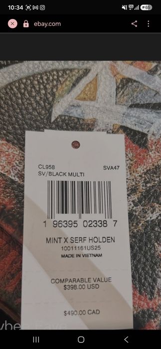УНИСЕКС чанта Coach x Mint + Surf