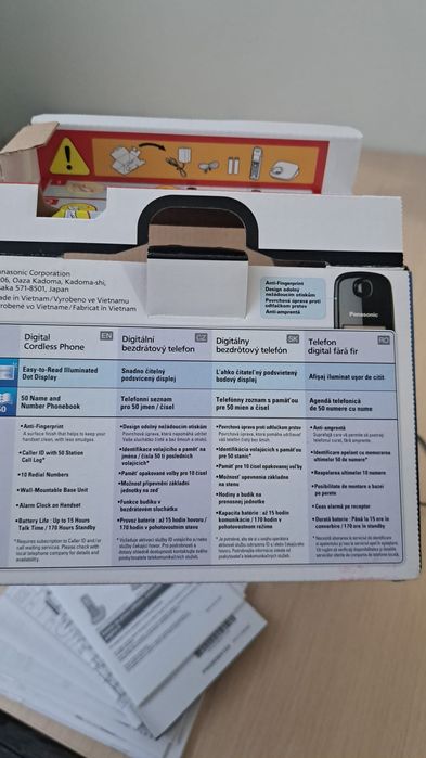 Telefon fara fir digital  Parasonic