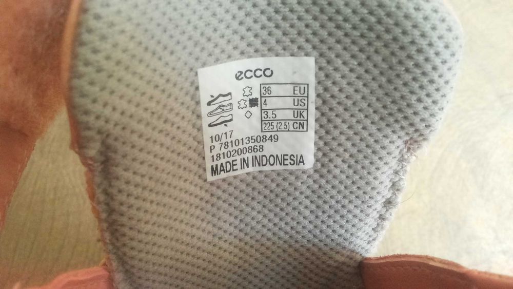 ECCO Leather Womens Shoes Размер EUR 36 дамски обувки естествена кожа 412-14-S