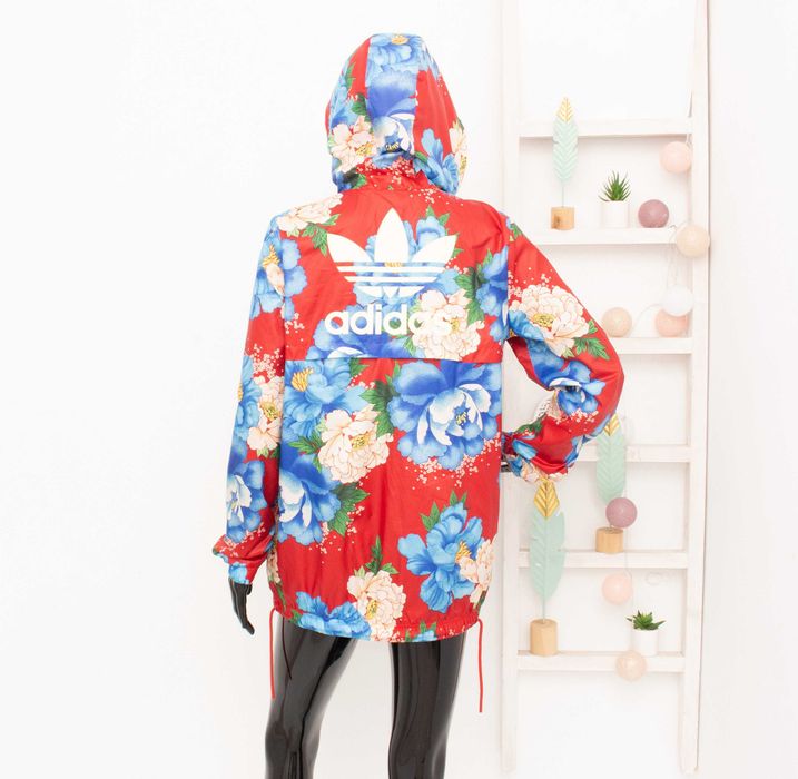 Adidas Farm Rio Chita оригинално дамско яке флорално ветровка S