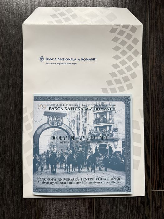 Bacnota 100 lei centenar