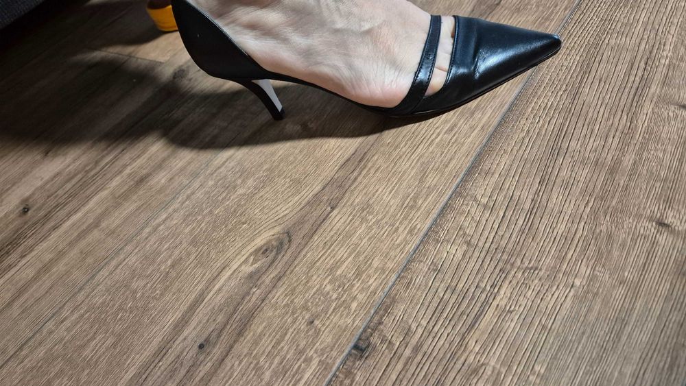 Pantofi negri piele mar 37