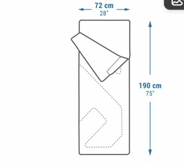 Кемпинговый спальный мешок Quechua Arpenaz 15