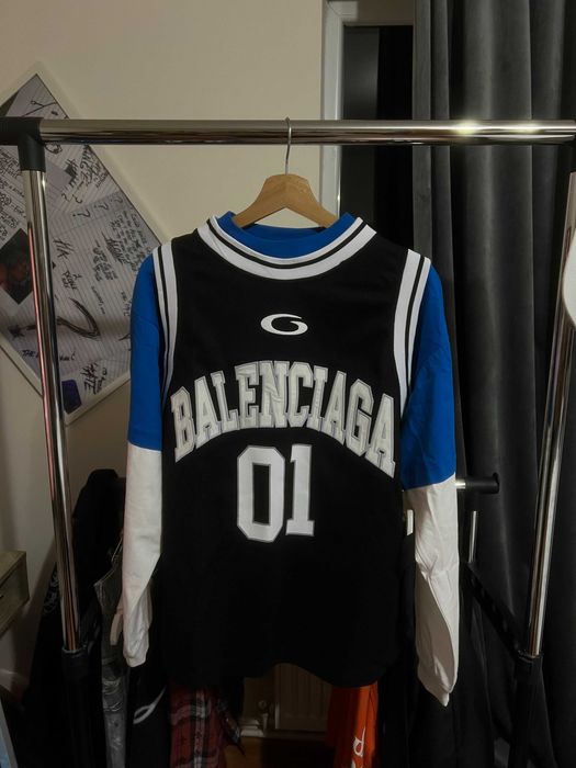 Vand tricou Balenciaga NFL Albastru