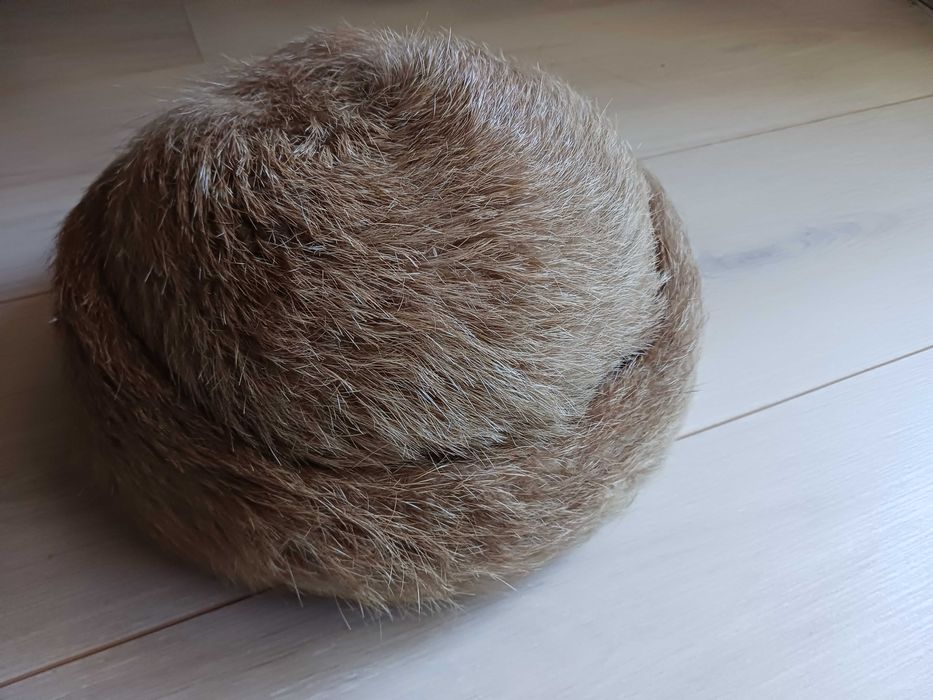 Caciula blana naturala