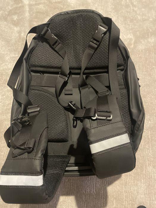 Ghiozdan moto led, cu extensie pentru casca!!