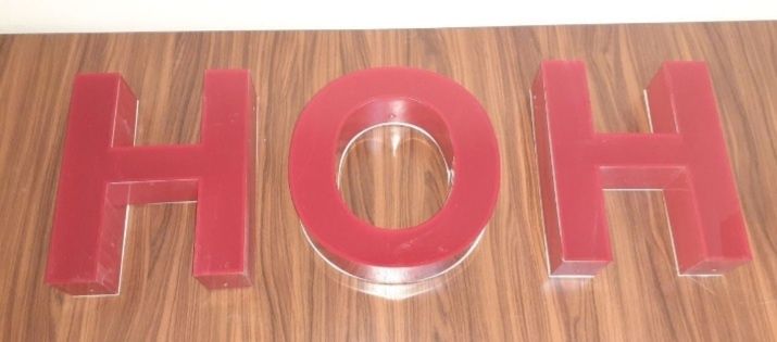 Обемные буквы с подсветкой