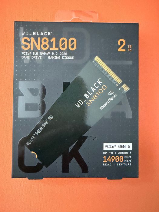 WD M.2 NVMe SN8100 PCIe 5.0 x4 2TB