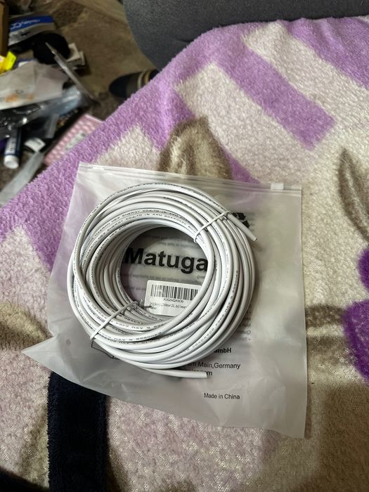 Cablu flexibil alimentare Matugajp, 2x0.5mm, manta PVC, rola 20 metri