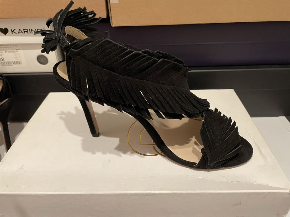 Baldowski сандали 38 номер, черни