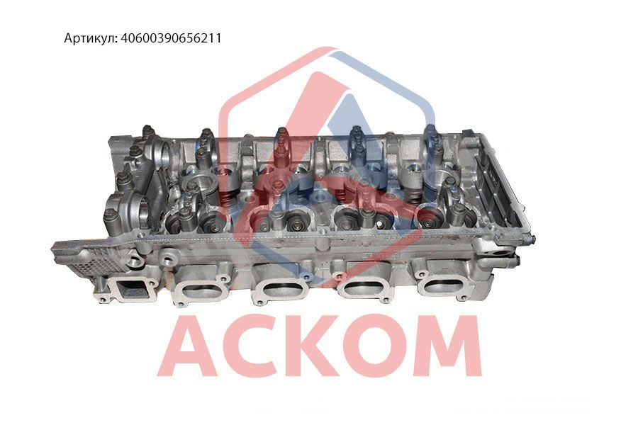 гбц с прокладкой и крепежом 409/405 (евро-2) 5-опорная (змз оригинал)
