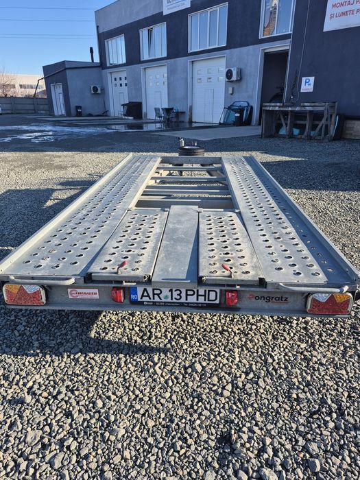 Trailer/Platforma Auto Rabatabil Pongratz - 09/2017 - Lungime 4m