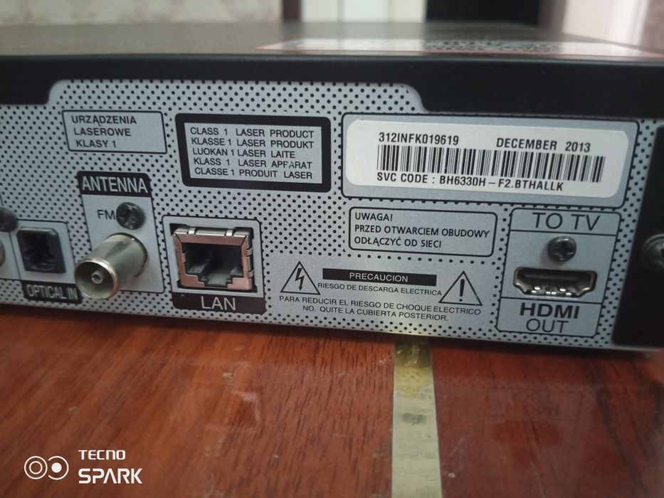 Домашние кинотеатр LG BH6330H blu Ray 3D