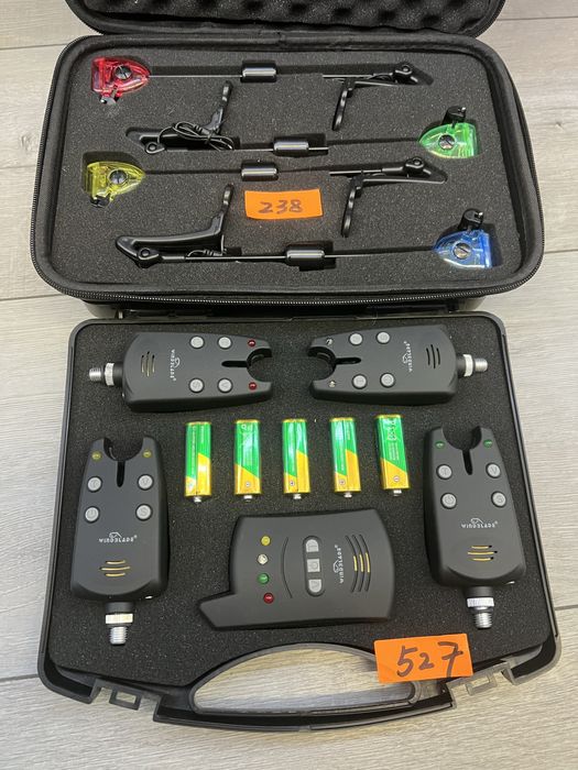 Set 4 avertizori cu stație WindBlade + Penar cu 4 Swingheri WindBlade