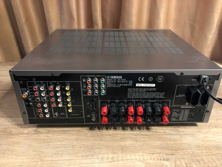 Yamaha RX-V450 reciver 6.1 cinema DSP digital, dts, dolby, pro logic