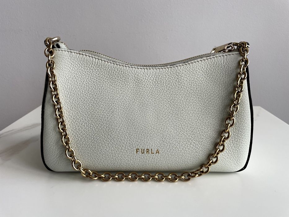 Furla кожена чанта