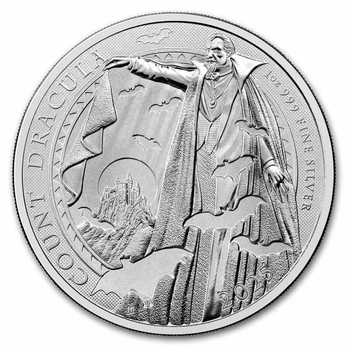 СРЕБРО 1 OZ 999 Британия, Канада, Китай