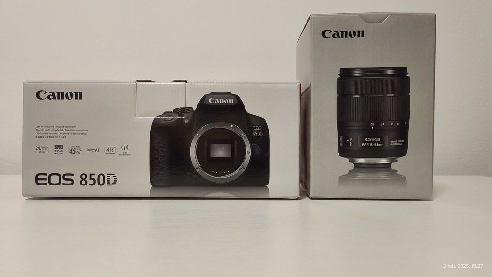 Canon Eos 850d + kit ef-s 18-135 is usm