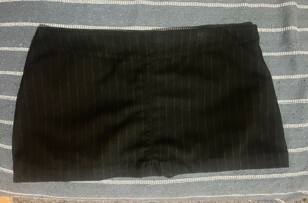 Мини юбка в полоску