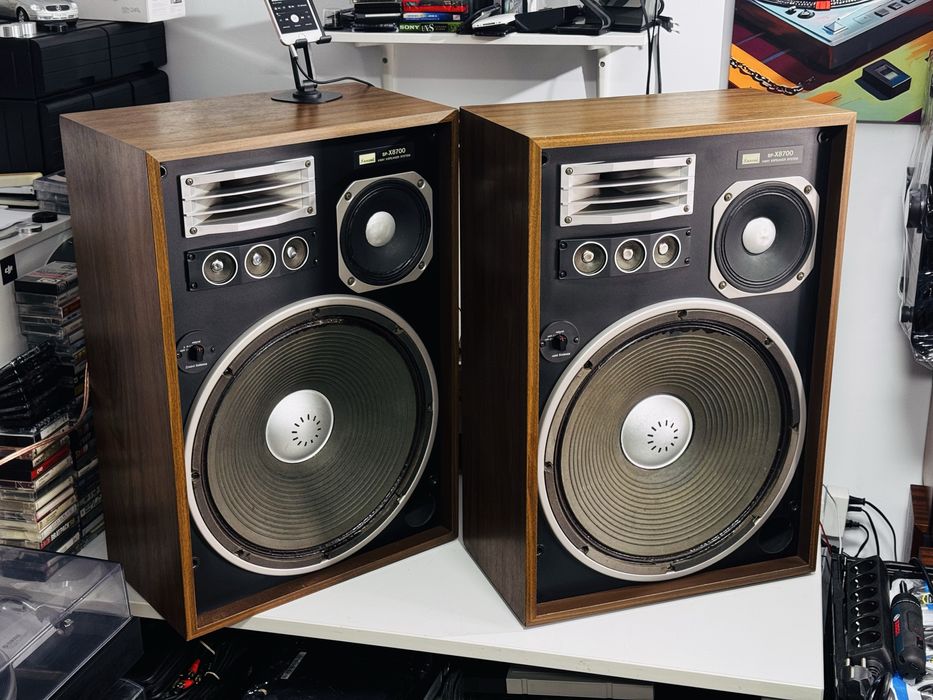 Boxe de inaltă fidelitate SANSUI SP-X8700,4 căi,bass de 43 CM, JAPAN